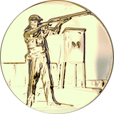 Skeetskydning emblem 1 (H5)
