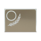 Plakette i aluminium, vælg dit design