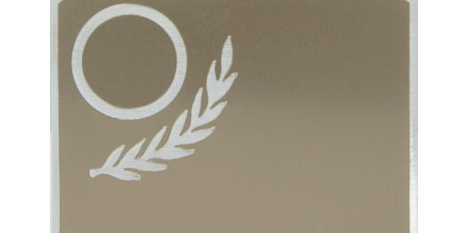 Plakette i aluminium, vælg dit design