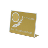 Plakette i aluminium, vælg dit design