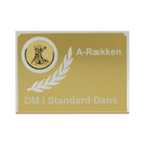 Plakette i aluminium, vælg dit design