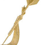 Dartpil statuette, guld, 4 sokkeltyper