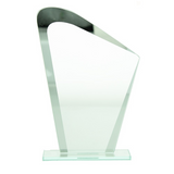 Glasplakette "Amber" incl. gravering