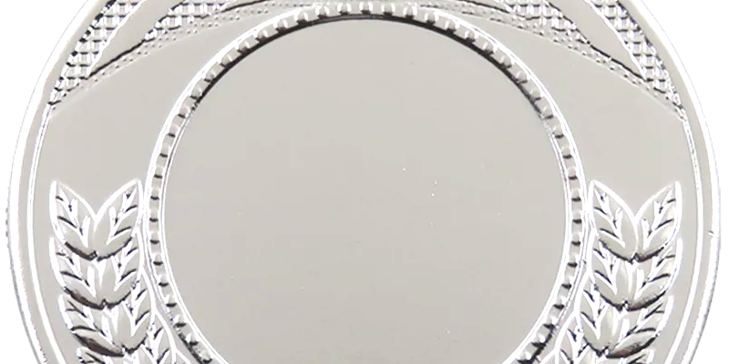 Medalje "Halvkrans" ø45 mm.