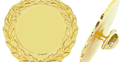 Pin til emblem og gravering, Reversnål