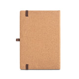 Notesbog med bambus cover og kork detaljer, Tilvælg gravering