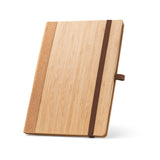 Notesbog med bambus cover og kork detaljer, Tilvælg gravering