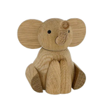 Elefant træfigur, egetræ