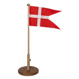 Flagstang, Egetræ, 39cm