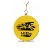 Medalje i krystalglas med dit tryk, facetkant