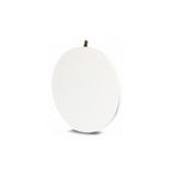 Medalje i krystalglas med dit tryk, lige kant