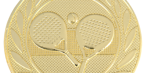 Padel medalje ø50 mm.