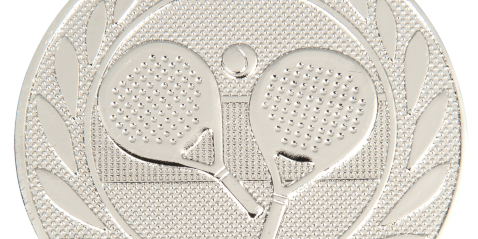 Padel medalje ø50 mm.