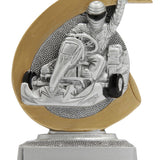 Gokart statuette, antikt look