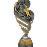 Billard statuette, antikt look, 4 sokkeltyper