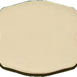 Messing Dørskilt 75x53 mm.