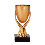 Unik plast pokal, 3 metal farver