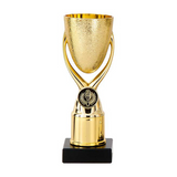 Unik plast pokal, 3 metal farver