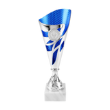 Flot Sølv-Blå pokal, Hvid sokkel