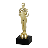 Award statuette ála Oscar, guld, 4 sokkeltyper