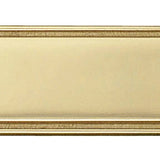 Messing Dørskilt 155x44mm.