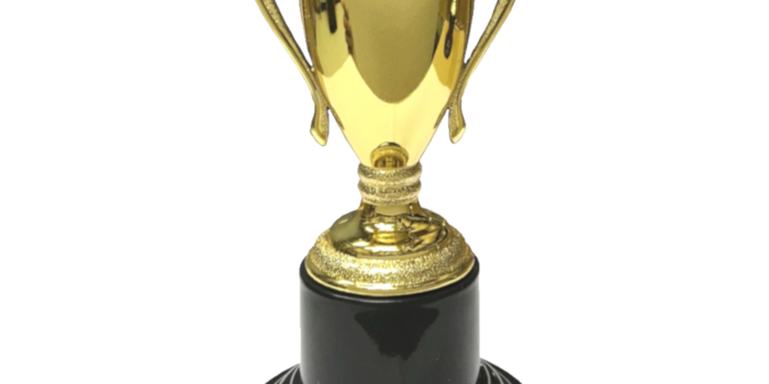 Pokal medalje med medaljebånd