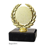 Emblem trofæ Statuette, guld, vælg dit emblem