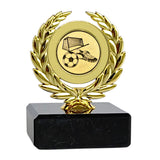 Emblem trofæ Statuette, guld, vælg dit emblem