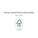 Træplakette "Blokken"