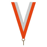 Medaljebånd, Orange/Hvid