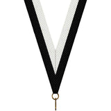 Medaljebånd, Sort/Hvid