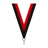 Medaljebånd, Sort/Rød