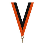 Medaljebånd, Orange/Sort