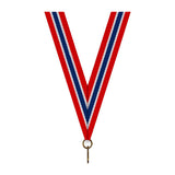 Medaljebånd, Rød/Hvid/Blå/Hvid/Rød
