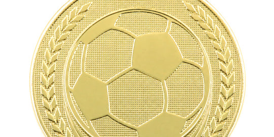 Fodbold medalje "Bolden", ø50 mm.