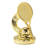 Tennis statuette, guld, flere sokkeltyper