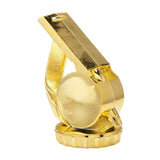 Dommerfløjte statuette, guld, flere sokkeltyper
