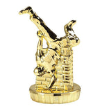Streetdance statuette, guld, flere sokkeltyper