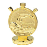 Svømning statuette unisex, guld, flere sokkeltyper