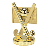 Hockey statuette, guld, flere sokkeltyper