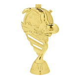 Svømning statuette unisex, guld, flere sokkeltyper