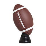 Amerikansk fodbold statuette, naturtro, flere sokkeltyper