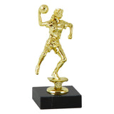 Håndbold statuette Dame, guld, flere sokkeltyper