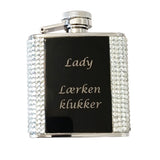 Lommelærke Glitter Galore, 2.5oz, vælg gravering