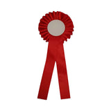 Rosette, Satin Rød