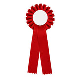 Rosette, Satin Rød