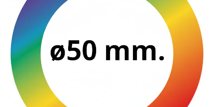 50 mm. MultiColor emblem.