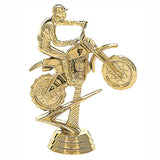 Motocross statuette, guld, 4 sokkeltyper