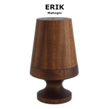 Dansk designet Raflebæger i træ, 6 træ versioner, Lyddæmpet