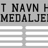 Medaljeophæng med fodbold motiv